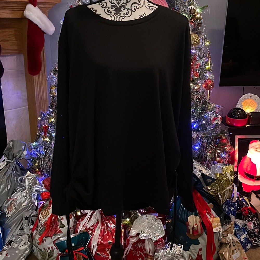 💗3/$12💗 Laila Ali Plus Size Adjustable Long Sleeve Top NWT